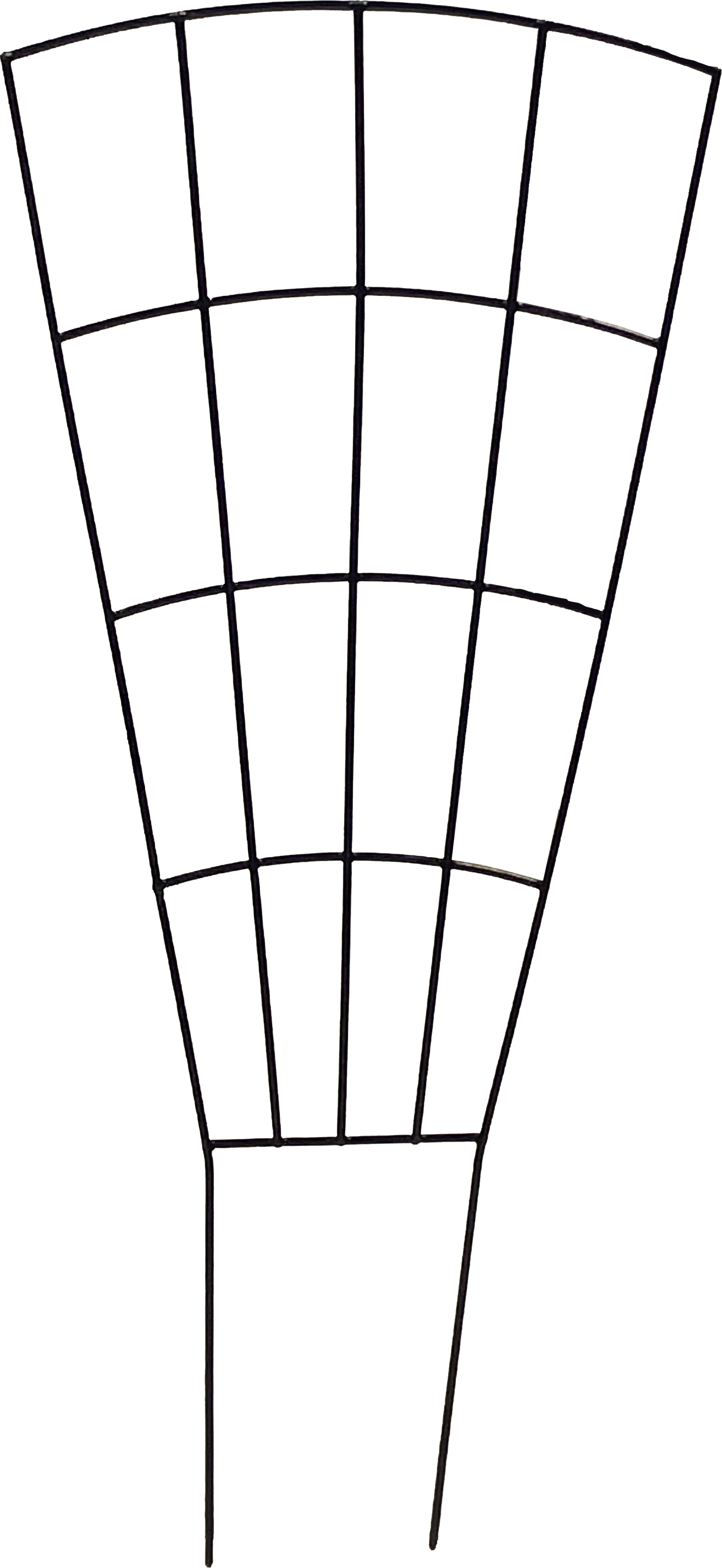 10 x 22 Fan Trellis Black - 48 per case - Supports